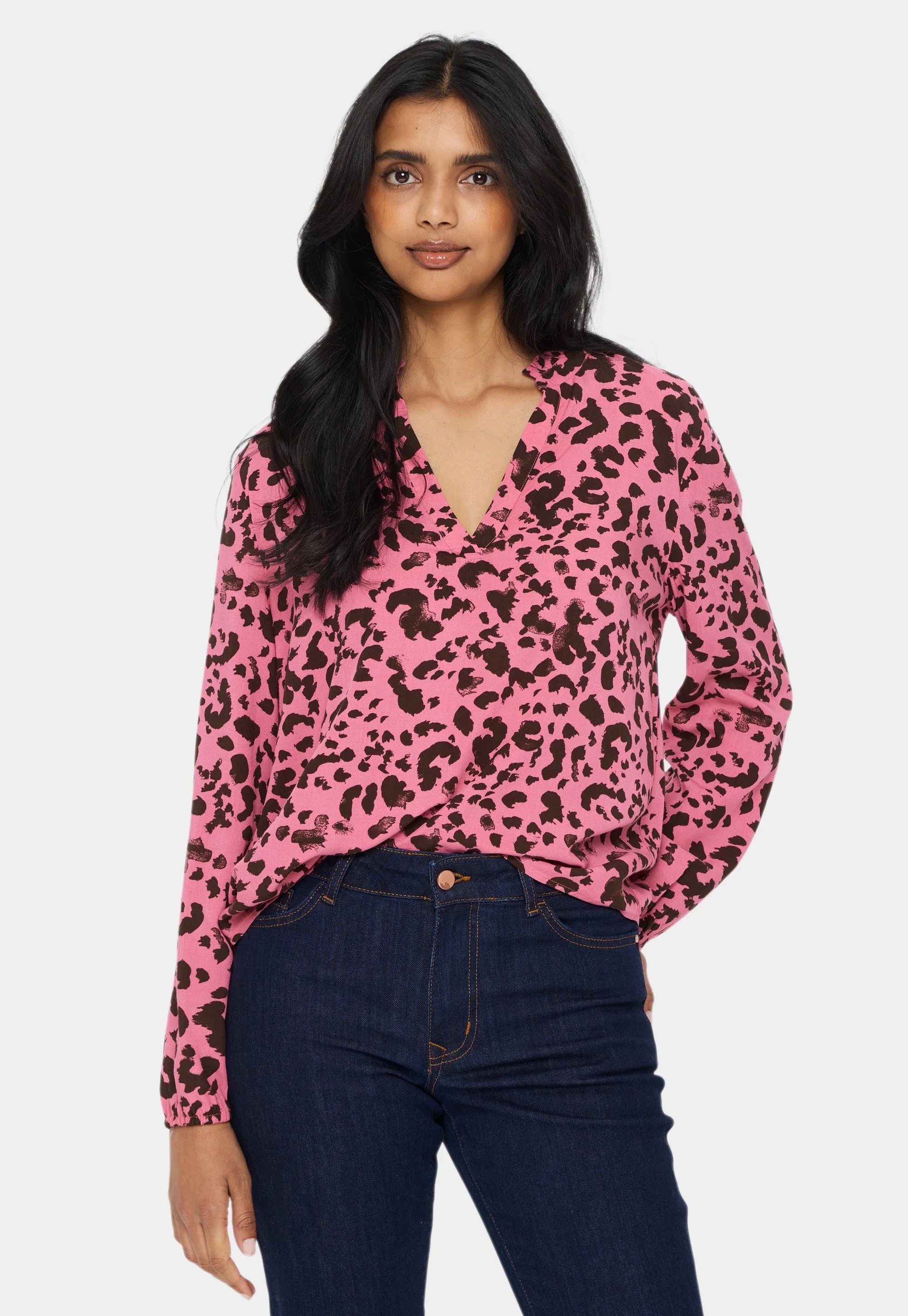 Saint Tropez EdaSZ Bluse - Chateau Rose Animal