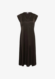 Saint Tropez SafinaSZ SS Kleid - Dunkelbraun