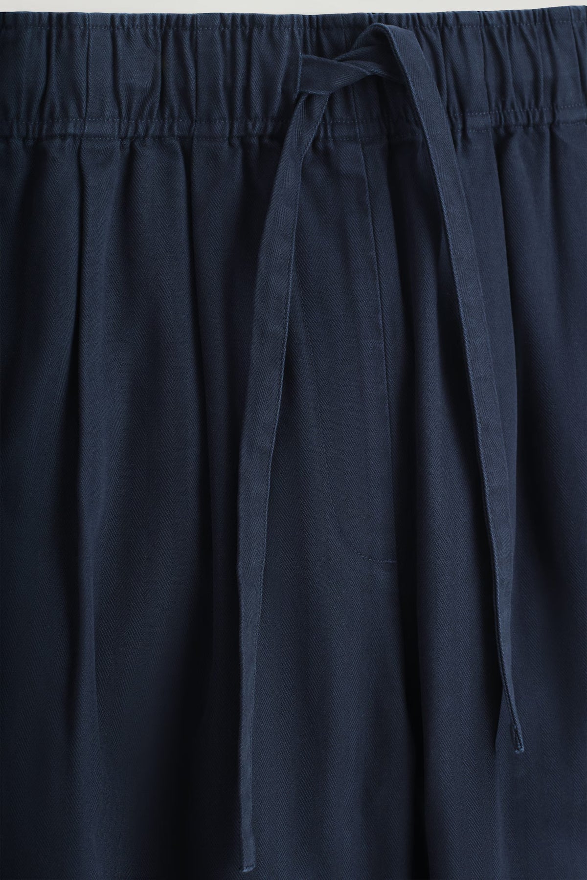 Neo Noir Prina C Damenhose aus Baumwollpopeline – Marineblau