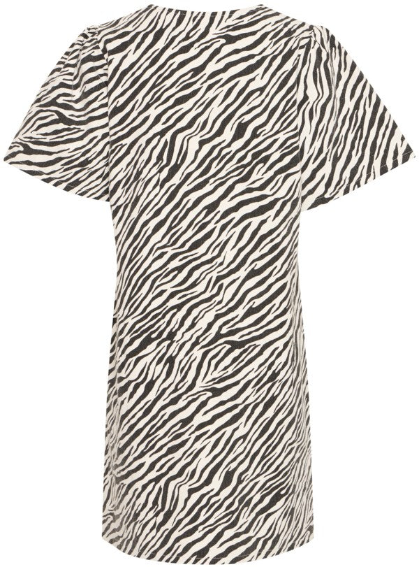 ICHI IXZEBRA Kleid - Zebramuster