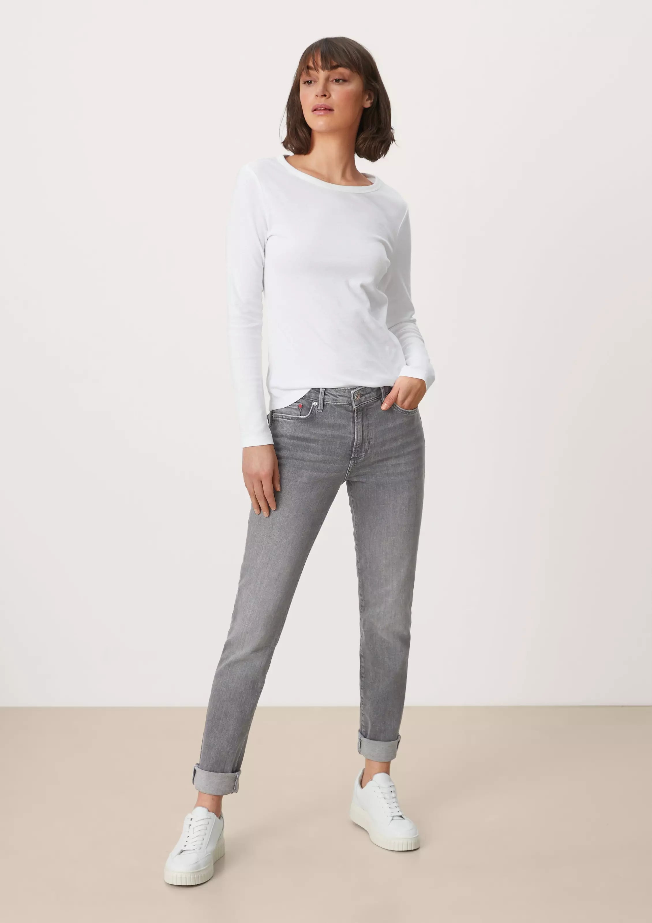 s.Oliver Betsy Slim-Fit Mid-Rise Jeans 