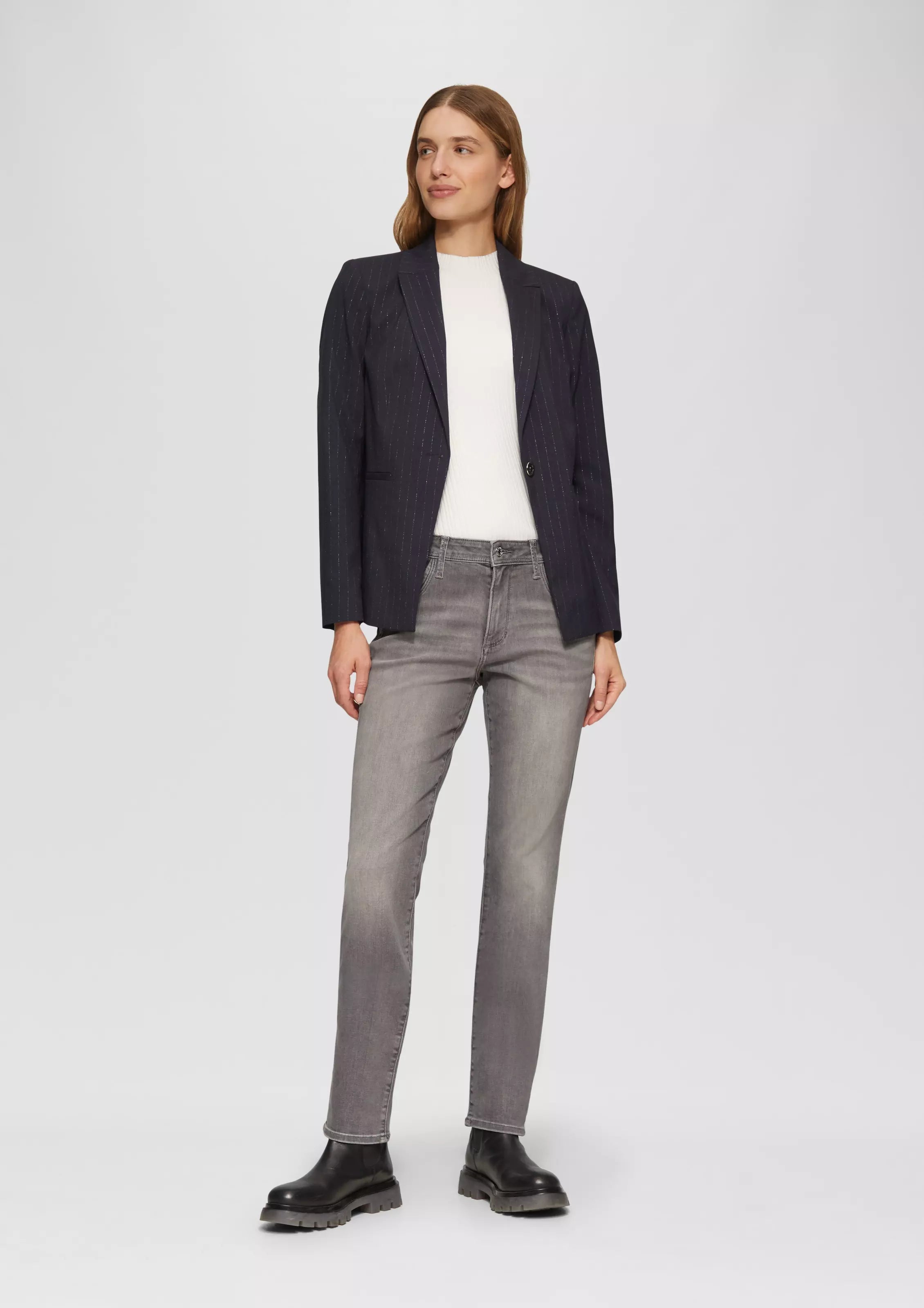 s.Oliver Betsy Slim-Fit Mid-Rise Jeans 