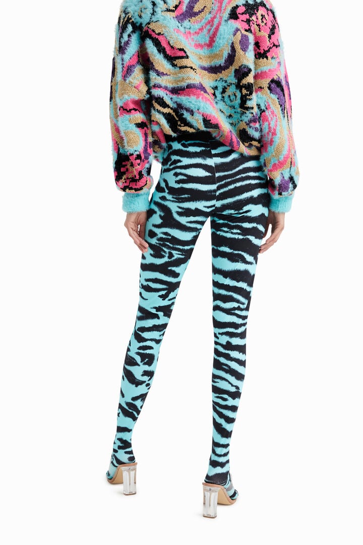 Desigual gemusterte Leggings/Strumpfhose – 2-in-1