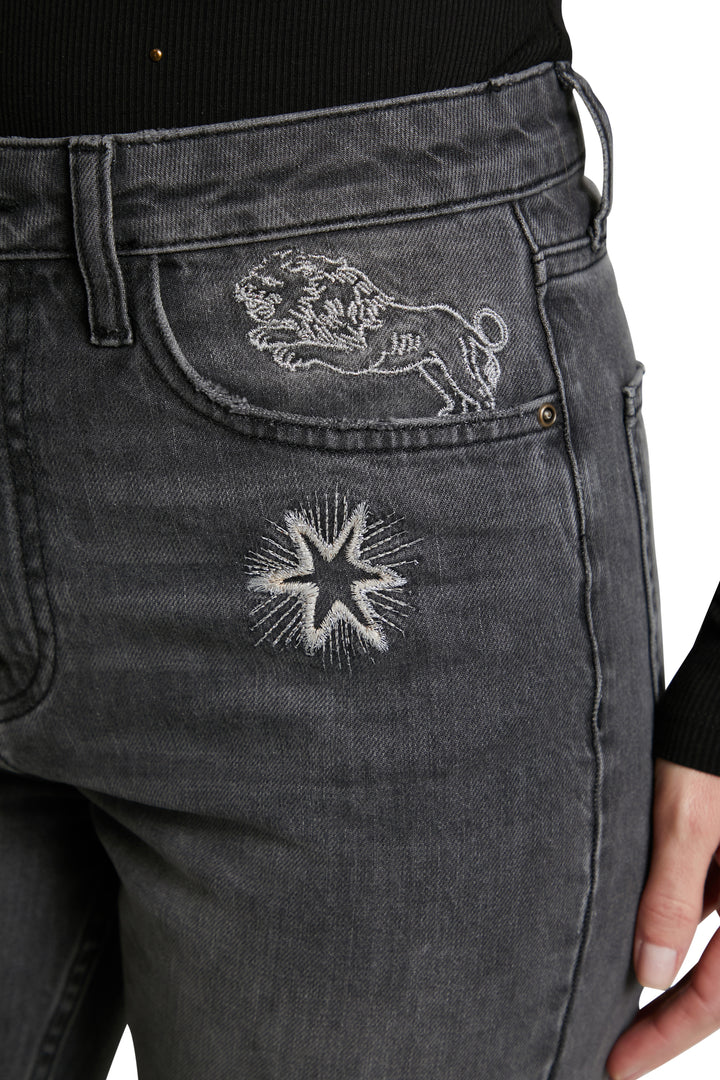 Desigual Lagun Cosmic Astrology Jeans – verwaschenes Grau