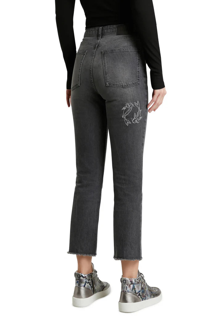 Desigual Lagun Cosmic Astrology Jeans – verwaschenes Grau