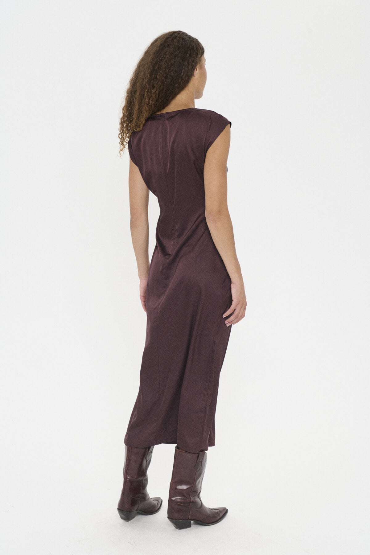 Saint Tropez ZidtSZ Kleid mit kurzen Ärmeln - Fudge