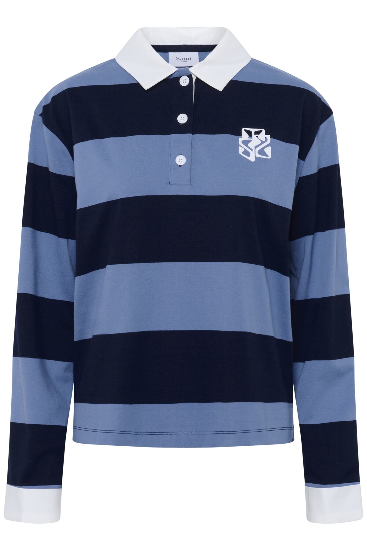 MegSZ Rugby-Sweatshirt – Vintage-Baritonblau