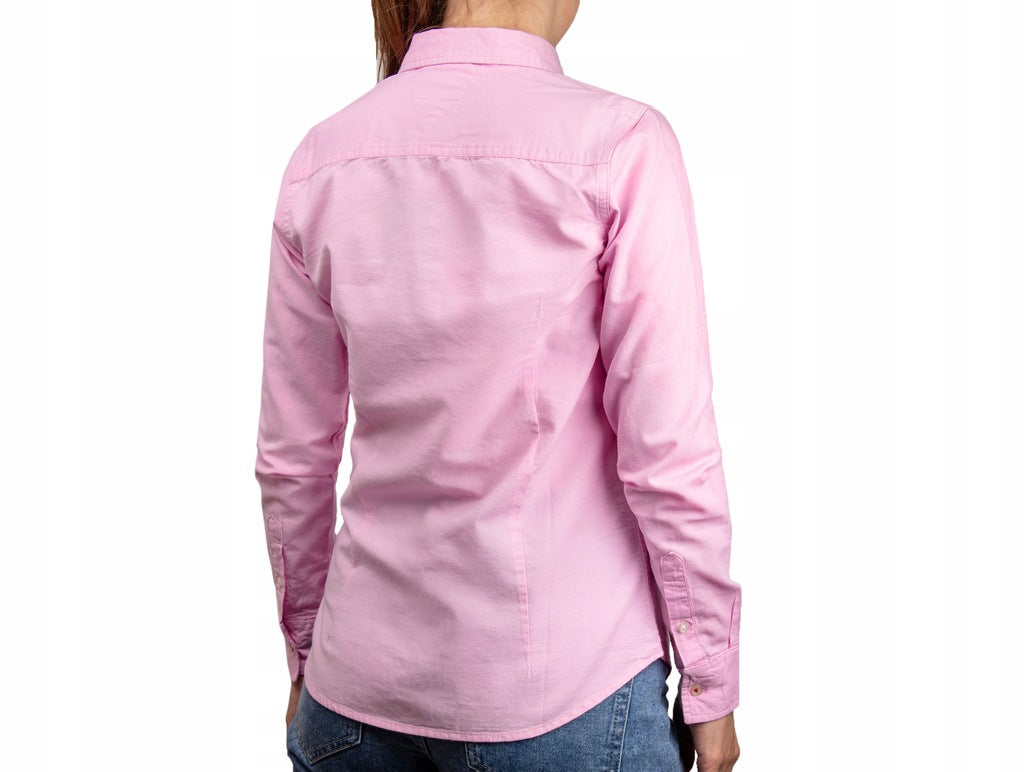 Tommy Jeans Damen Oxford-Hemd (DW0DW13152 Rosa) 