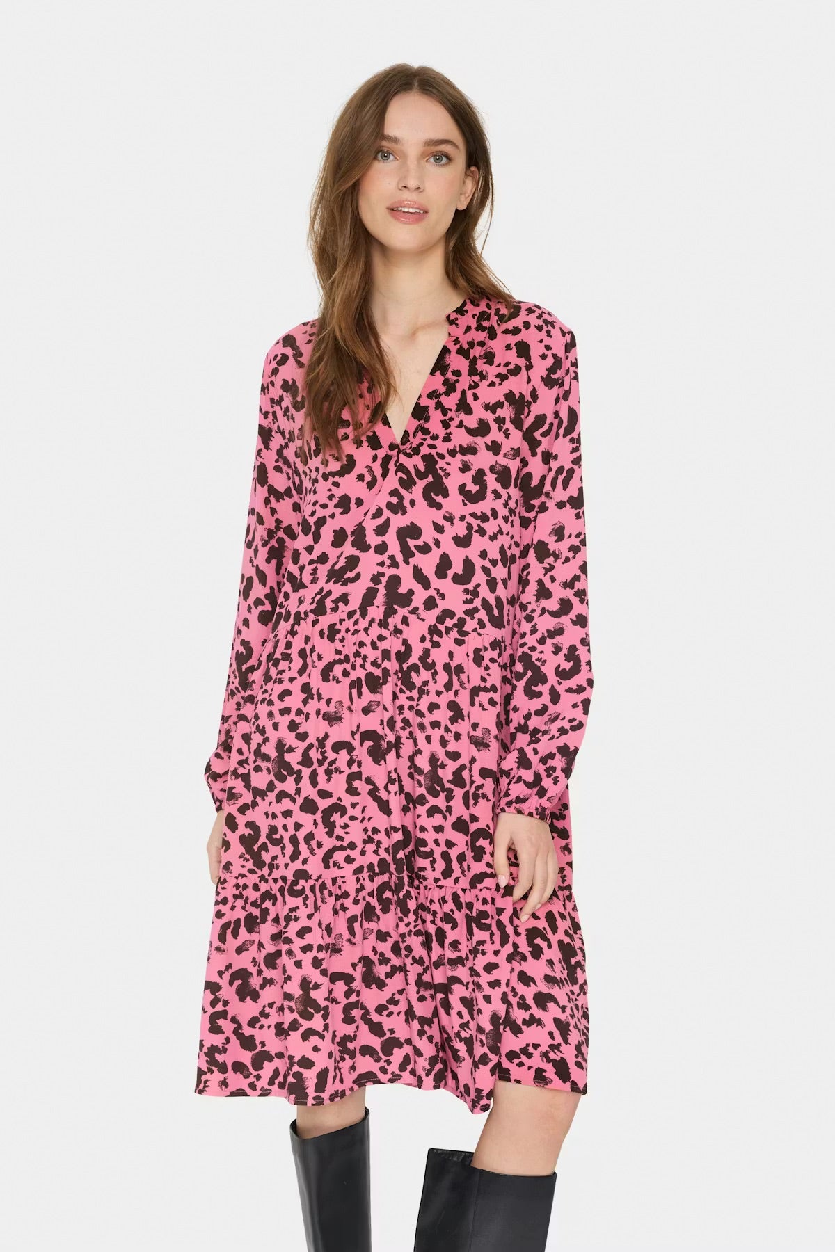 Saint Tropez Style EdaSZ LS Kleid - Rose