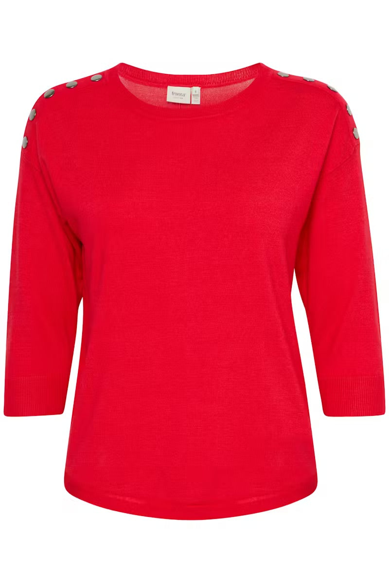 Fransa FRZUBASIC 114 Pullover - Zartrosa