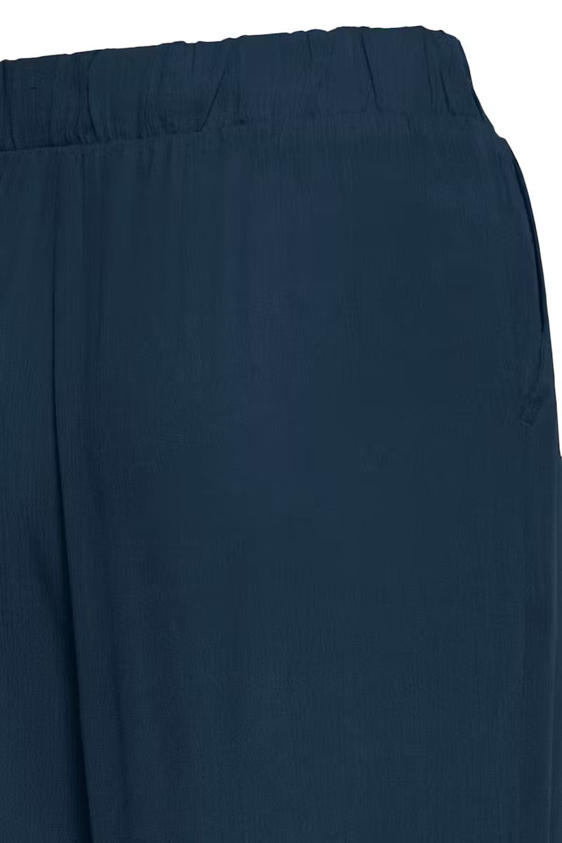 ICHI IHMARRAKECH Bukser – Tiefblaugrün