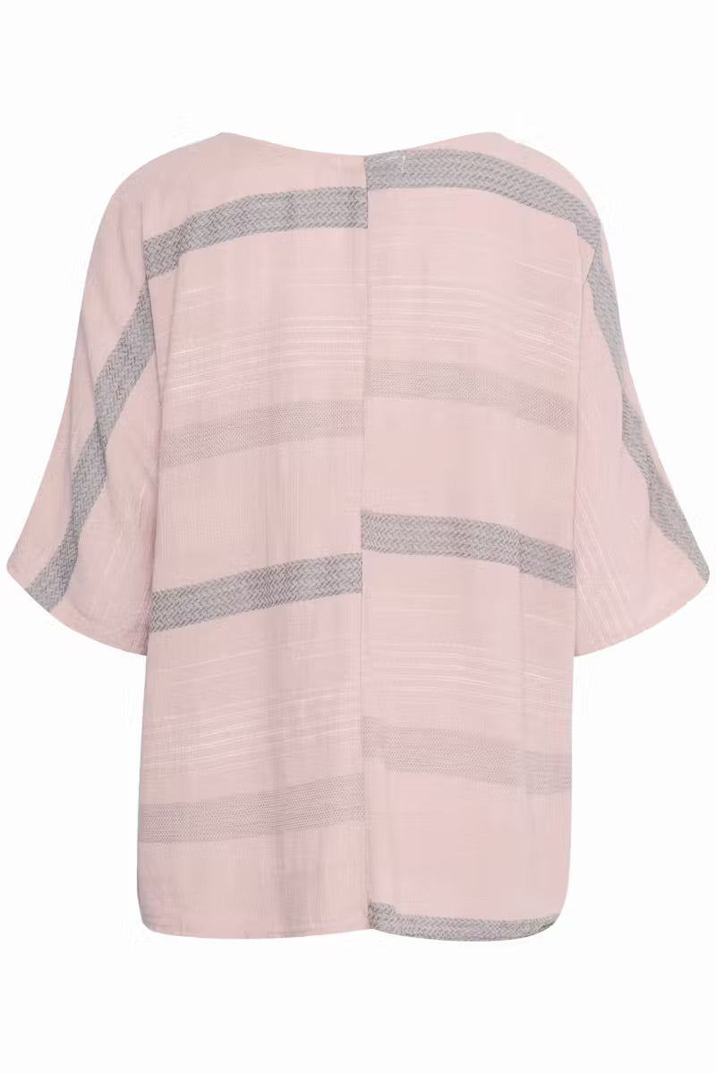 Sorbet SBKARLINE Bluse - Rosa mit silbernen Streifen