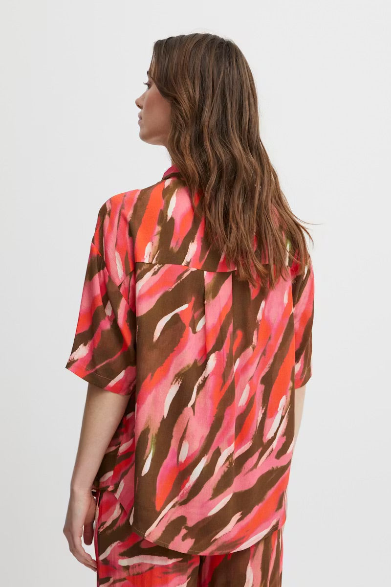 Fransa FRKAIYA Skjorta – Hemd mit abstraktem Print