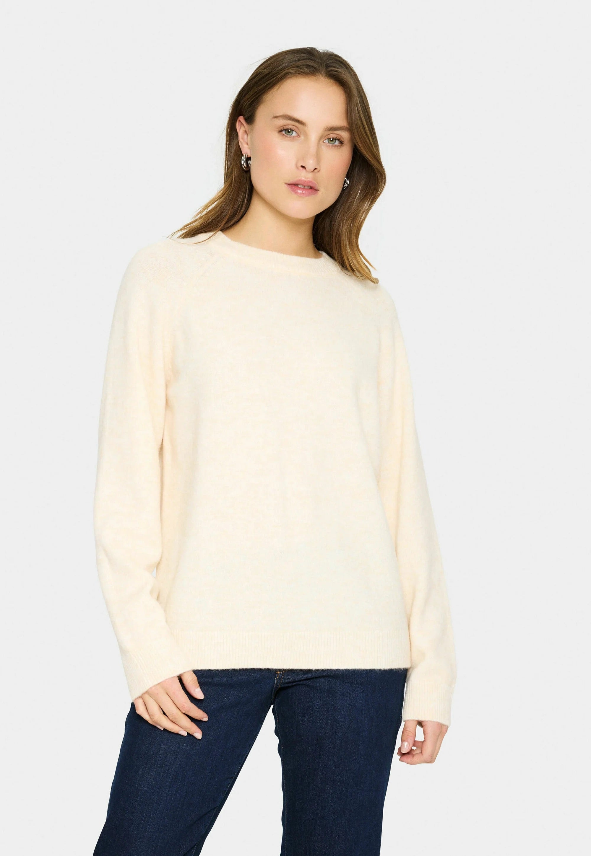 Saint Tropez GARBIESZ Pullover - Seedpearl