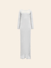 Marciano Crochet langes Kleid in Weiß