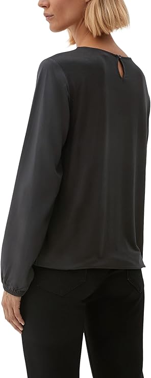 s.Oliver Langarmbluse mit Schlüssellochausschnitt