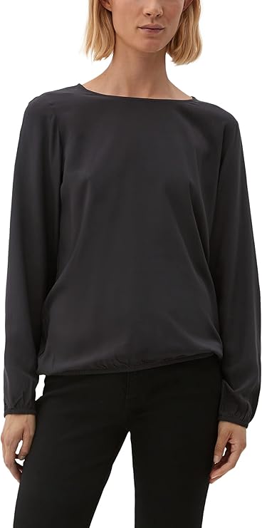 s.Oliver Langarmbluse mit Schlüssellochausschnitt