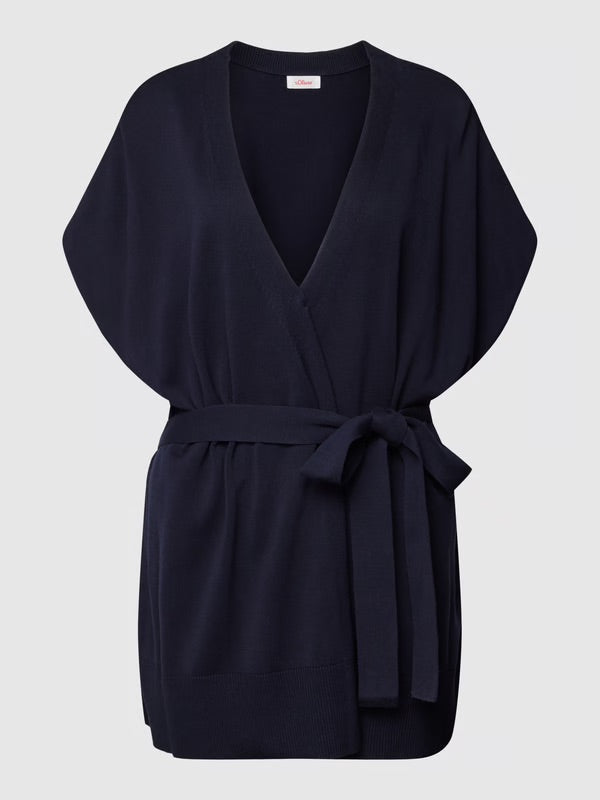 s.Oliver Kimono-Cardigan mit Gürtel