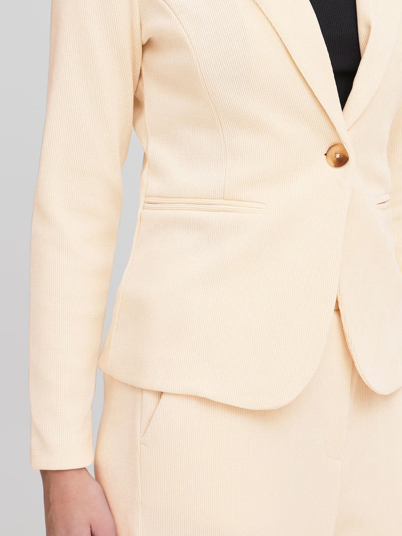 ICHI Blazer 'KATE CORDUROY' in Elfenbein