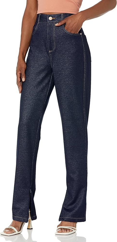 Guess Caroline Damen Dark Blue Straight-Leg Jeans