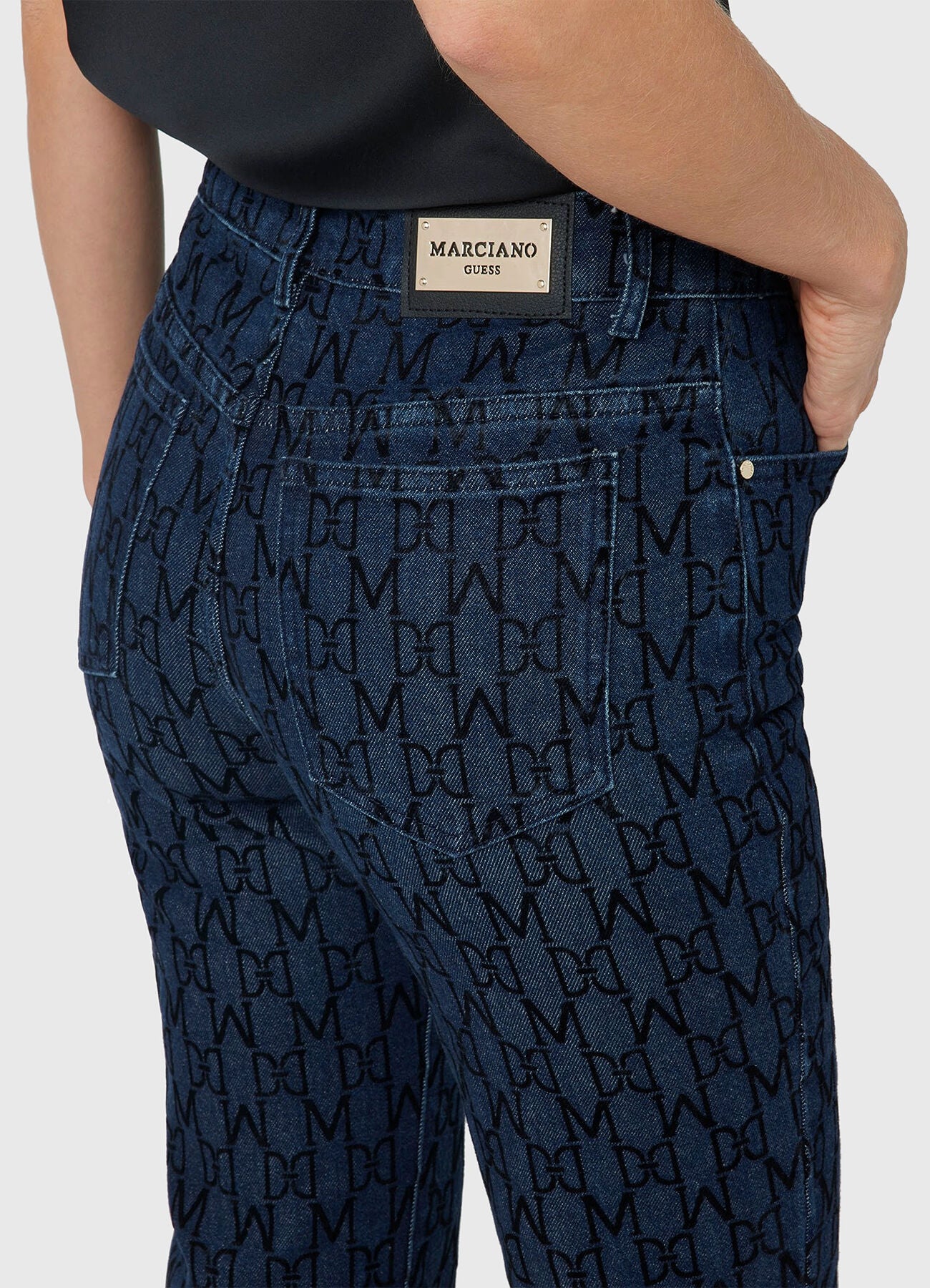 MARCIANO by GUESS® BEA Monogramm-Jeans – Blau
