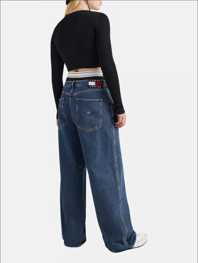 Tommy Jeans Essential Badge Cardigan – Schwarz