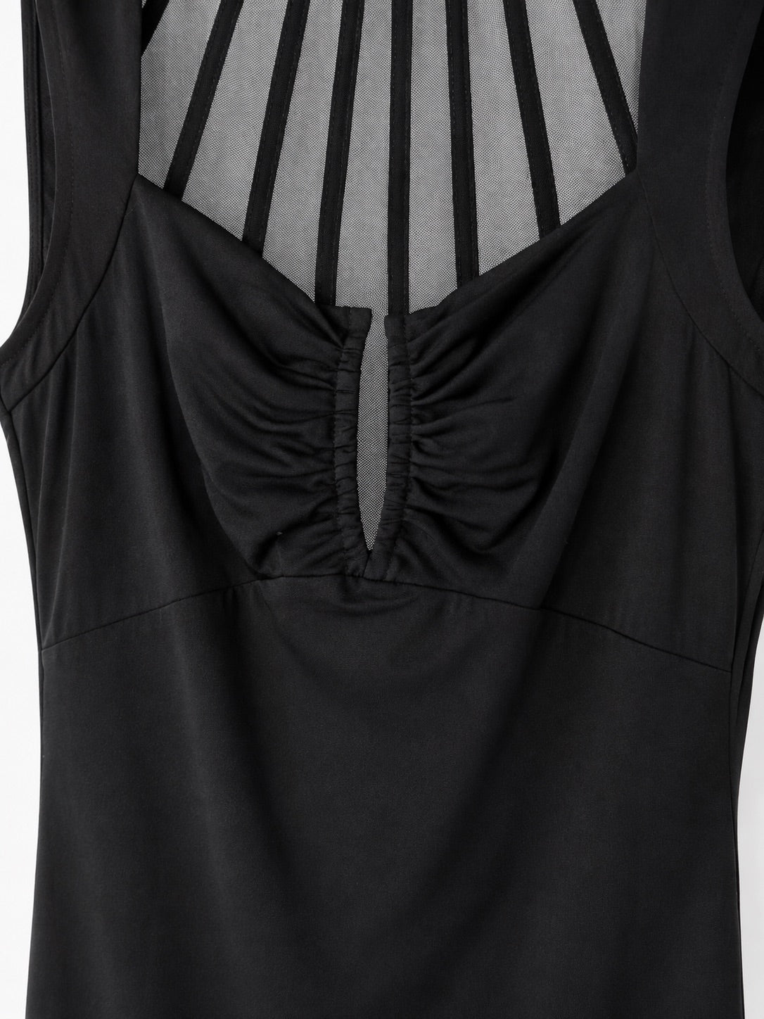 Marciano by Guess figurbetontes Kleid mit Mesh-Einsatz – Schwarz