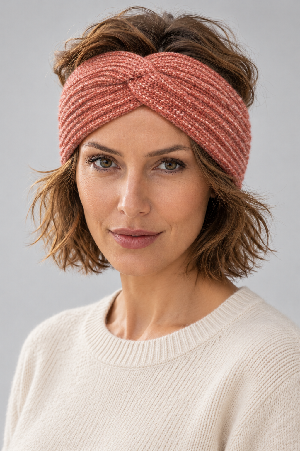 s.Oliver Damen-Strickstirnband mit Twist – 2133596