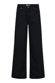 Co'couture Pincc Wide-Leg-Jeans – Schwarz