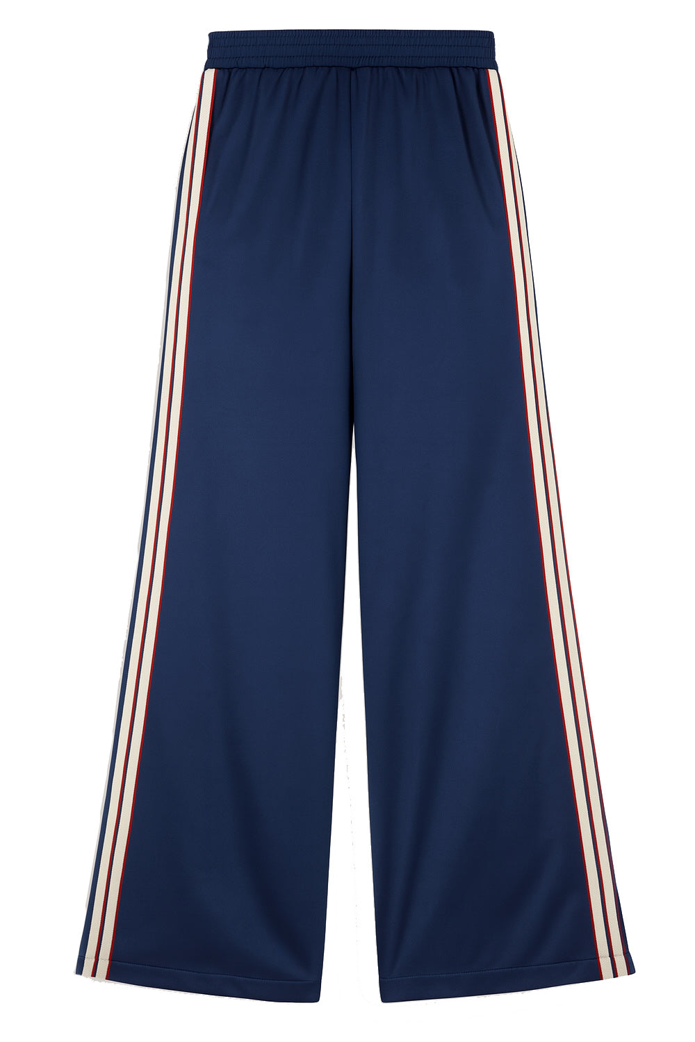 Co'couture Mingus sportliche Wide-Leg-Hose – Dunkelblau