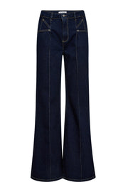 Co'couture Theo CC Wide-Leg-Jeans – dunkler Denim