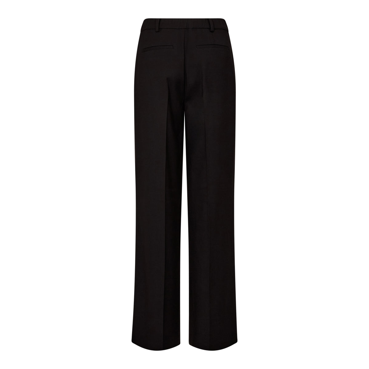 Co'couture Matty Wide-Leg-Hose mit Wellennaht – Nerzbraun