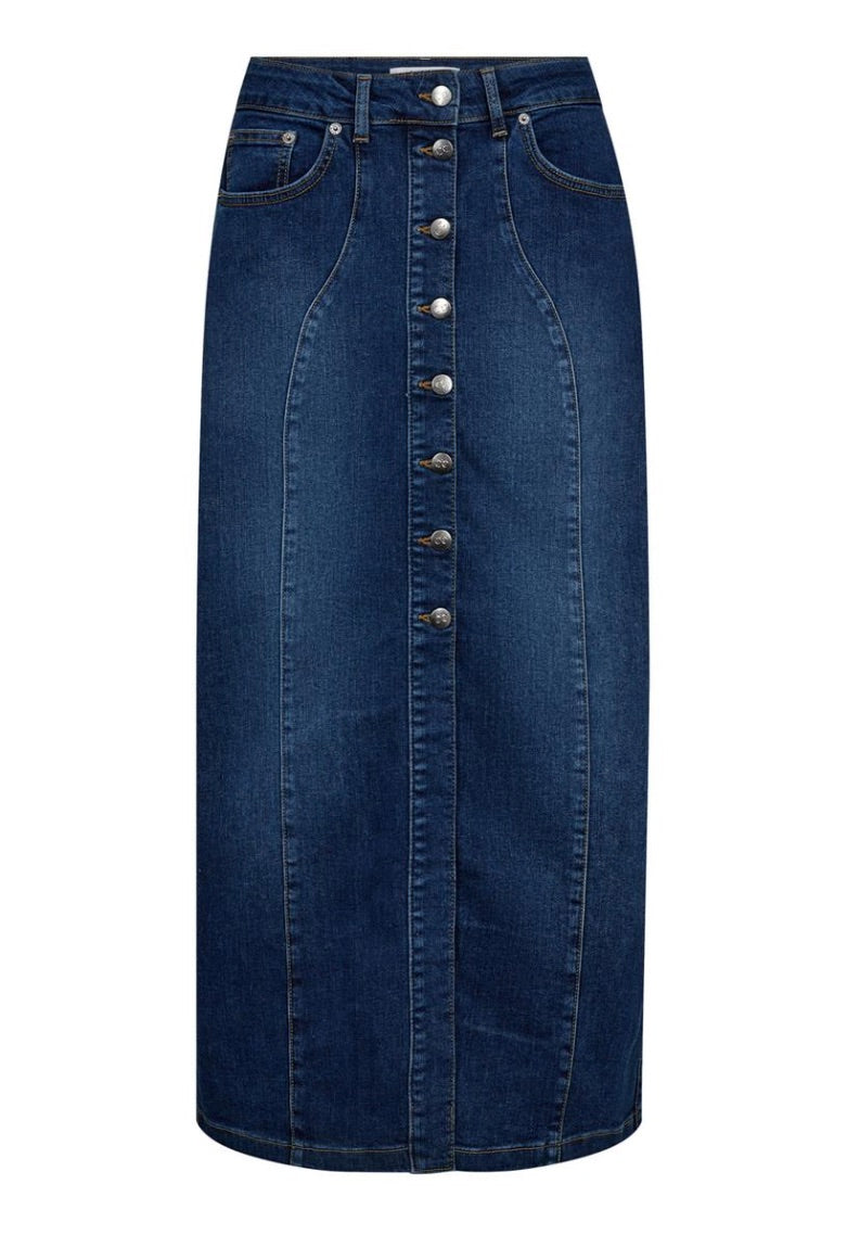 Co'couture Tyler Jeans-Midirock – Denimblau