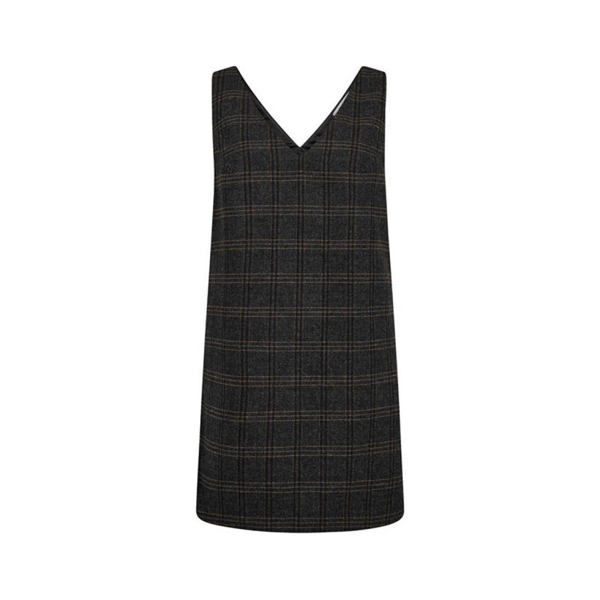 Co'couture Valerie Spencerkleid – Dunkles Karomuster