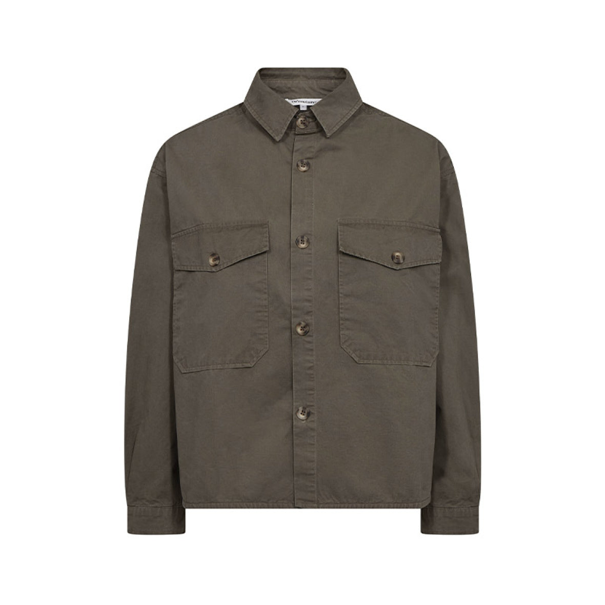 Co'couture Evelyn CC Hemd – Armeegrün