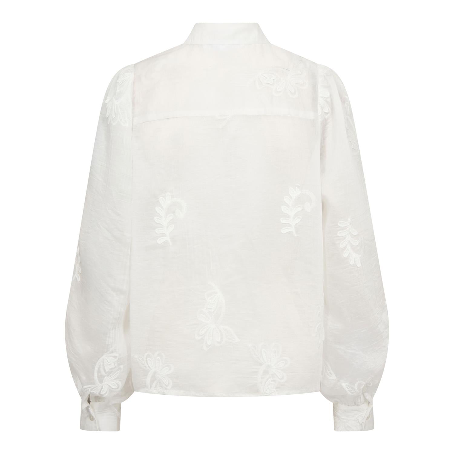 Co'couture Novin CC Besticktes Hemd – Off-White