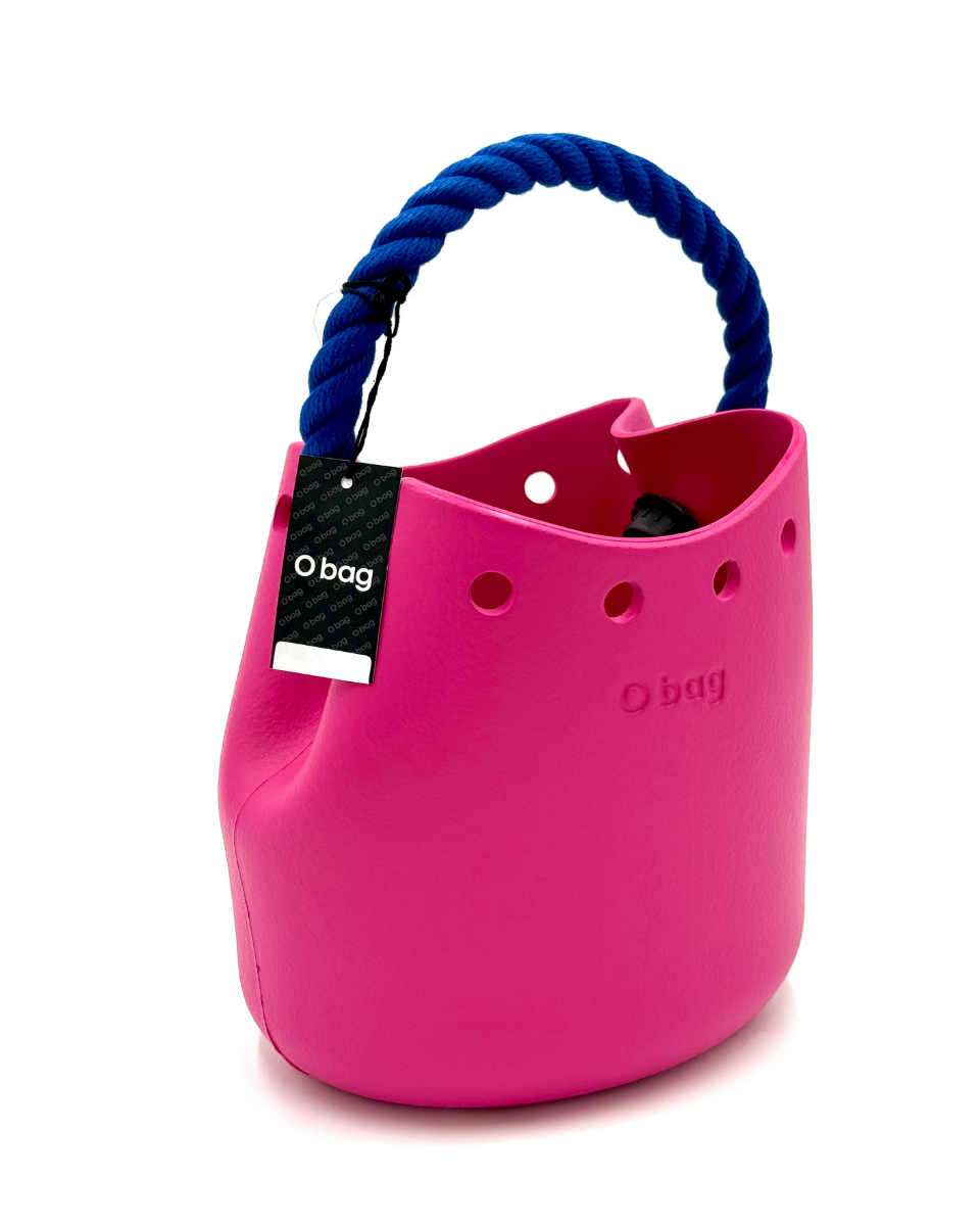 O bag Rosa Bucket Bag – Blauer Seilhenkel