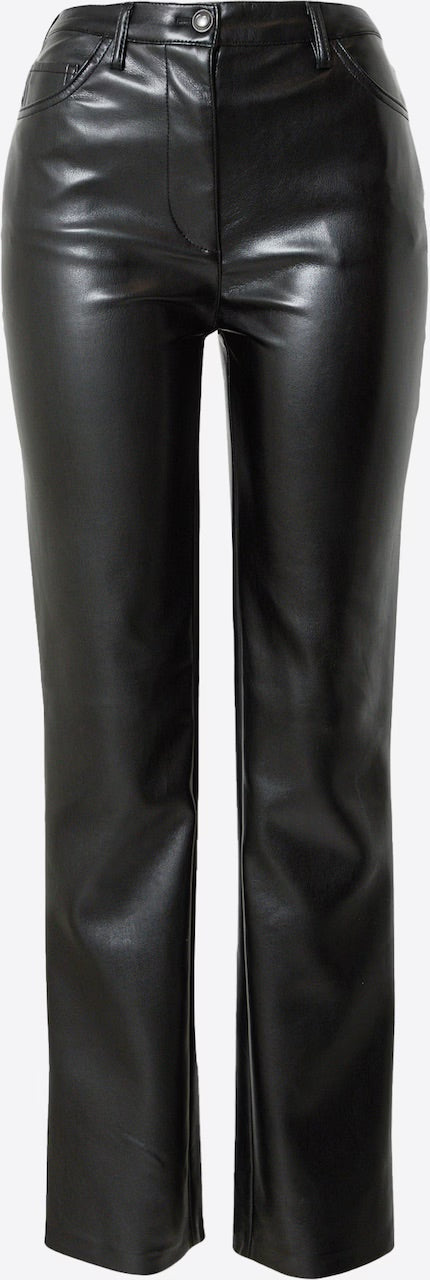 Guess Kelly Hose aus Kunstleder – Schwarz