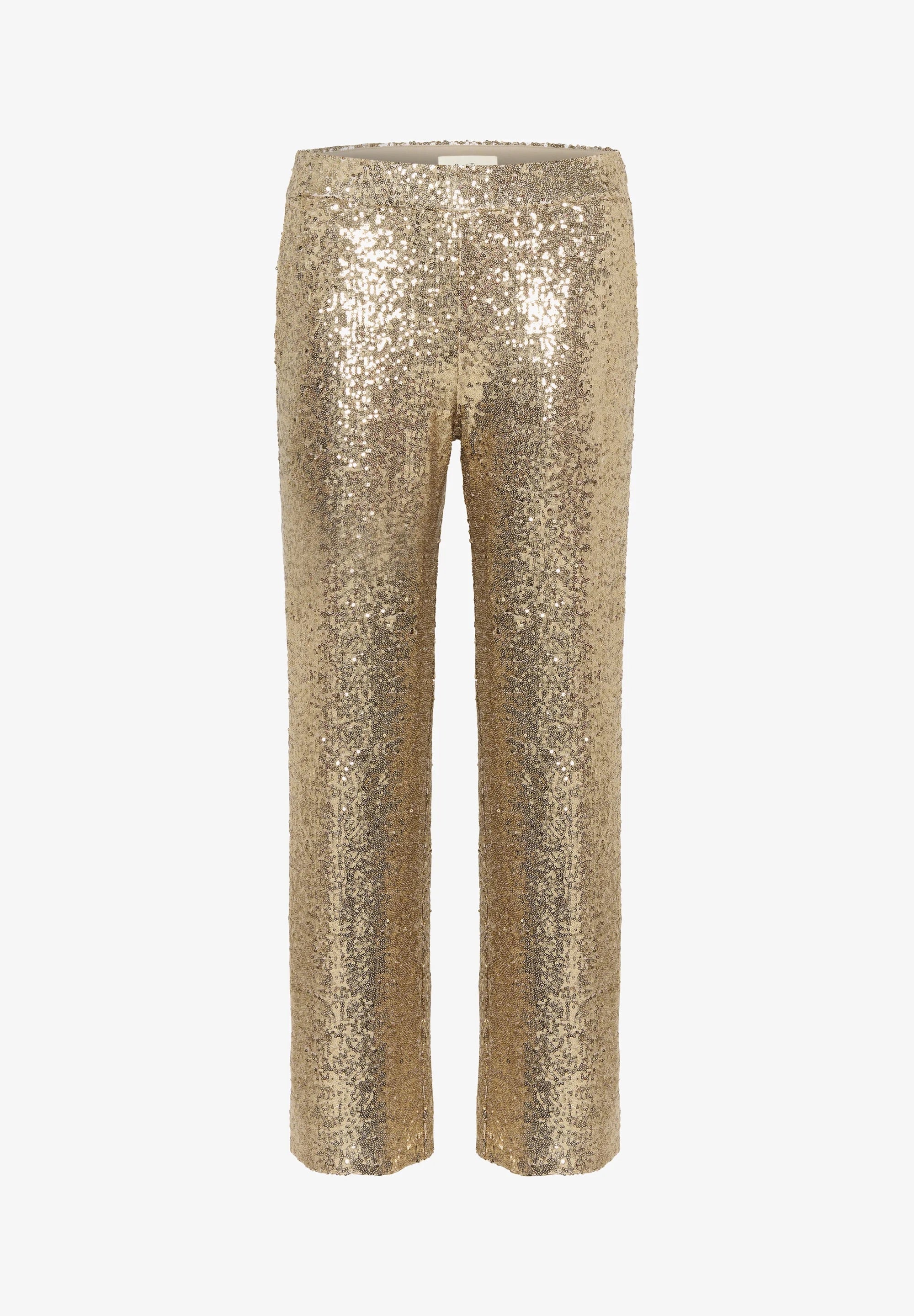 Part Two MELODIEPW Pailletten-Hose mit weitem Bein - Gold