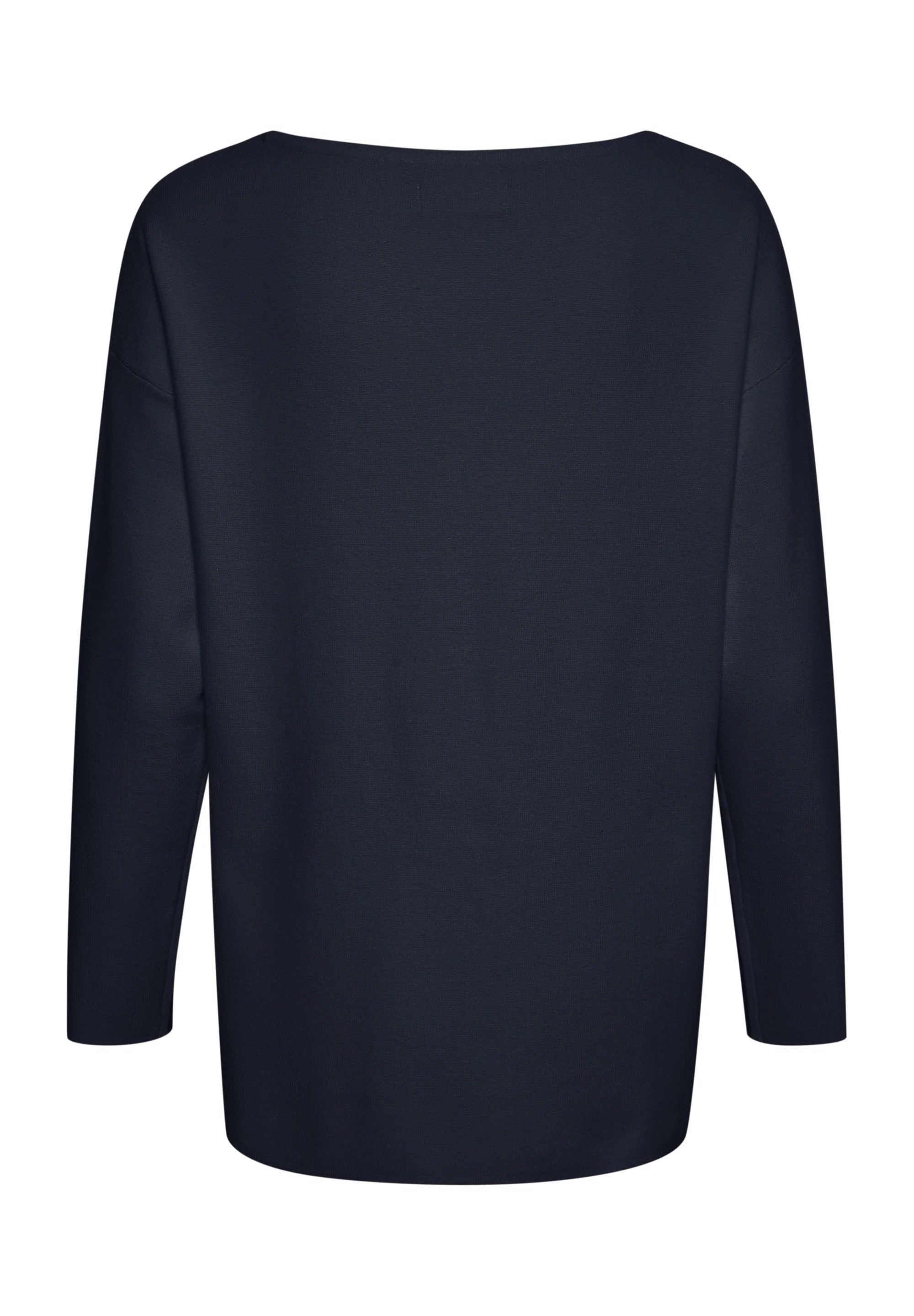 Part Two Klarra Pullover – Dunkelblauer Oversize-Pullover