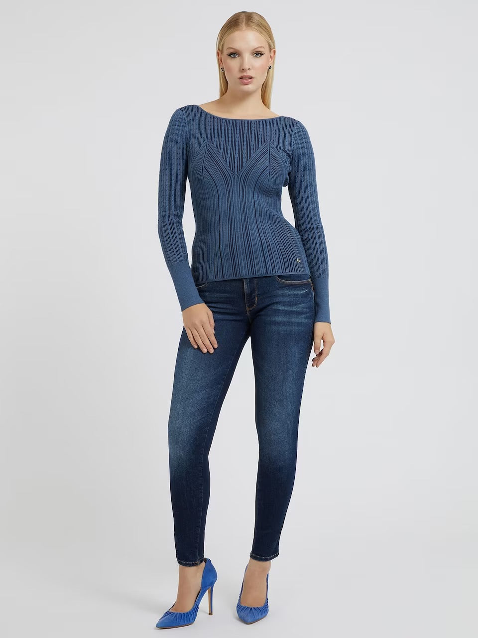 Guess Sexy Curve Stretch Skinny Jeans – Dunkelblau