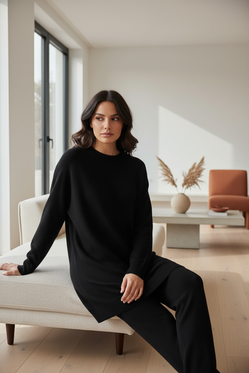 Black Sweater Interior