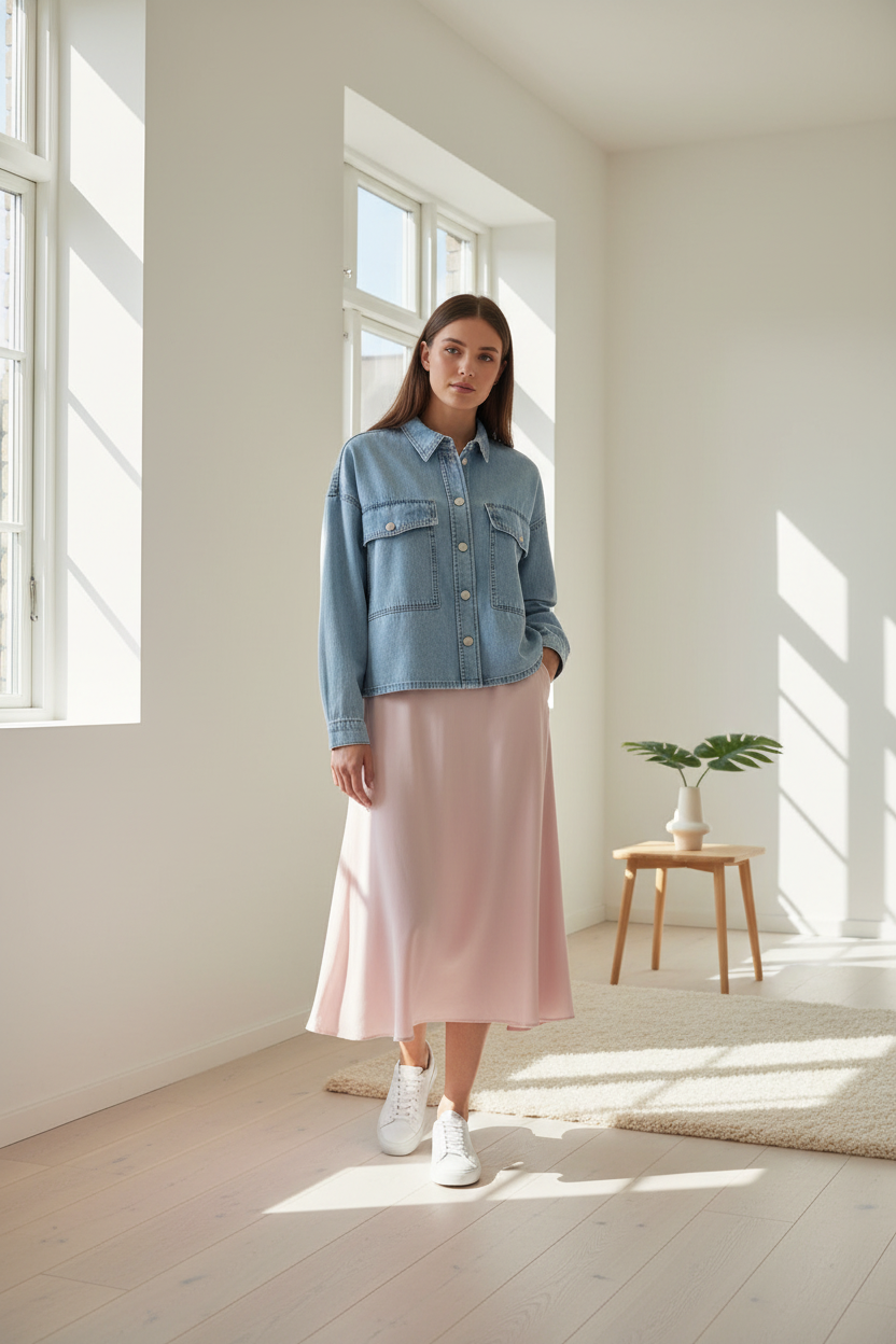 Cindy CC Denim Shirt – Interiőr