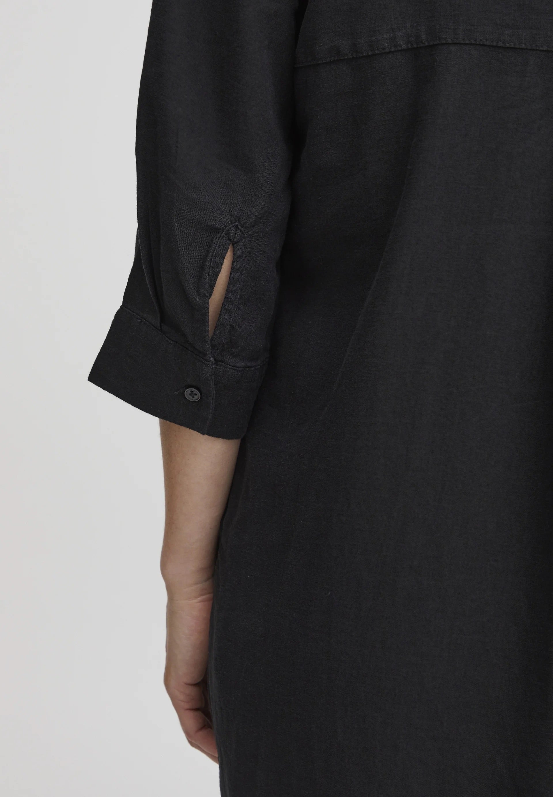 b.young BYFalakka - Hemdkleid - schwarz