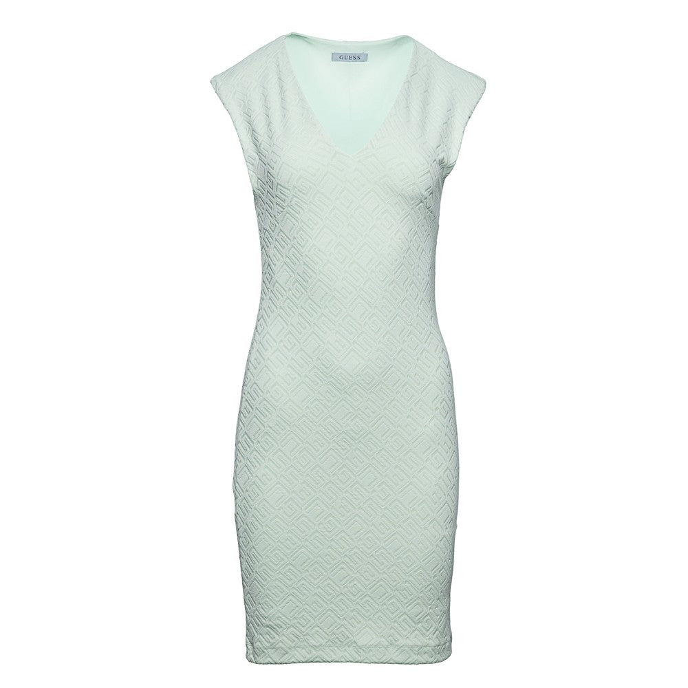 Guess mintgrünes strukturiertes Kleid