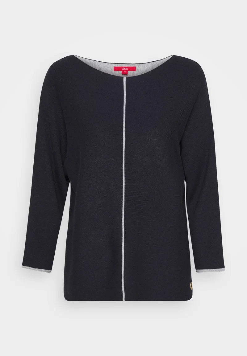 s.Oliver Pullover – Dunkelblau