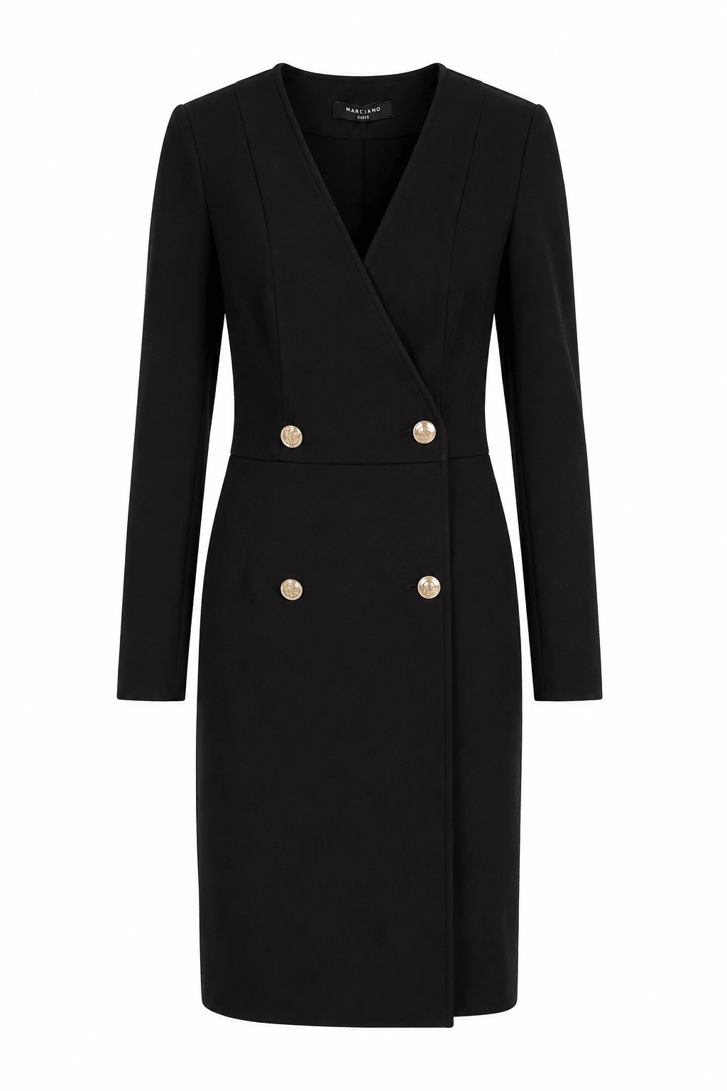 Marciano by Guess Zweireihiges Blazerkleid – Schwarz