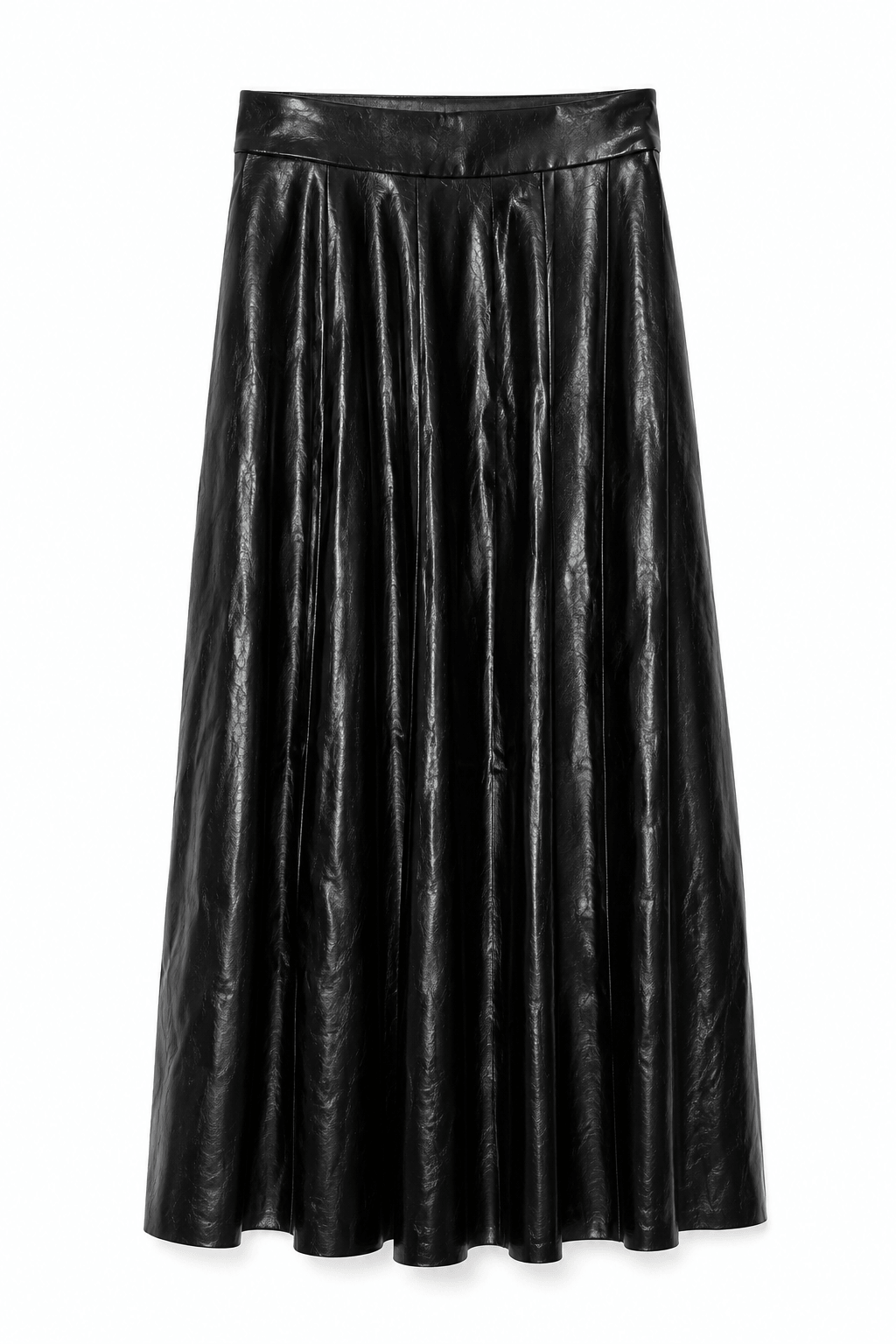 Marciano by Guess Kunstleder-Plisseerock – Schwarz
