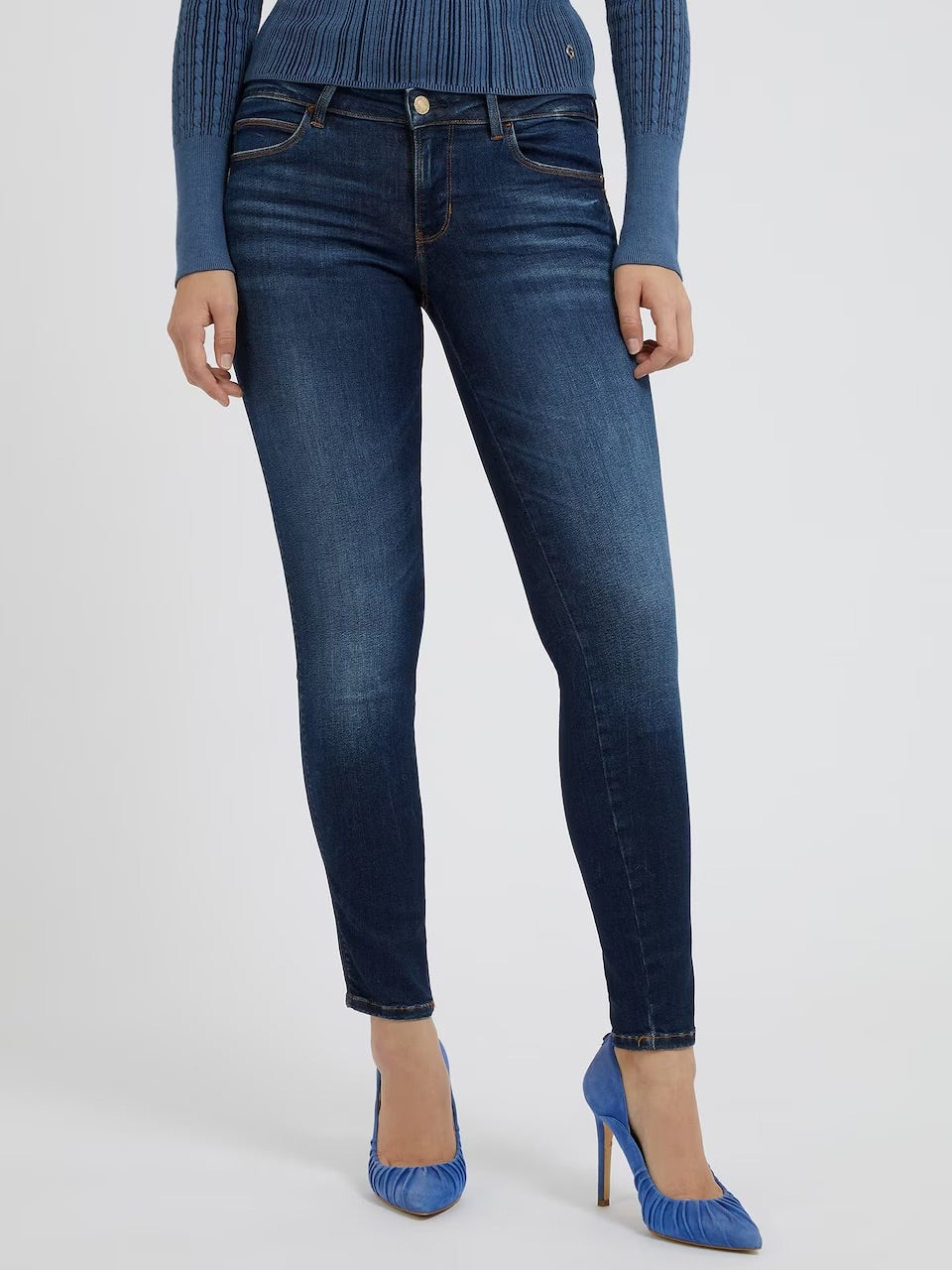 Guess Sexy Curve Stretch Skinny Jeans – Dunkelblau