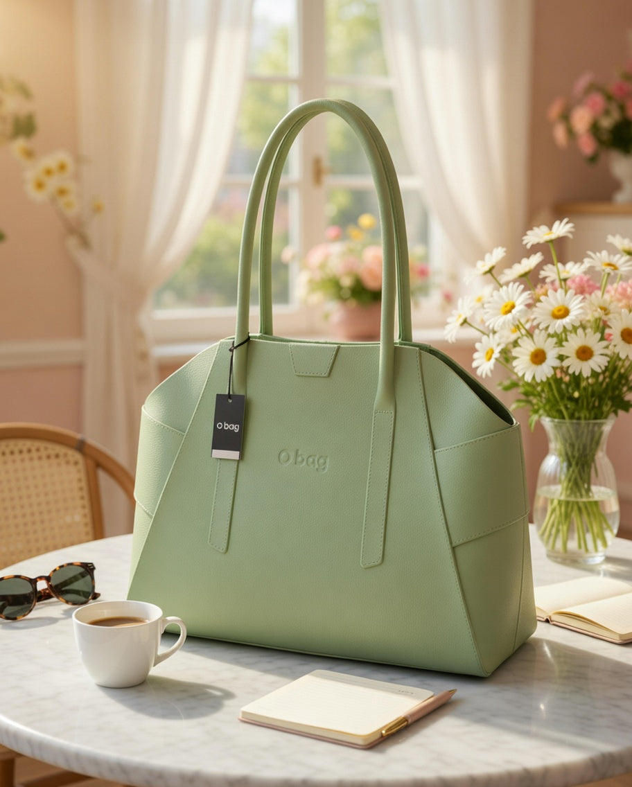 O bag Unique – Tragetasche in Salbeigrün
